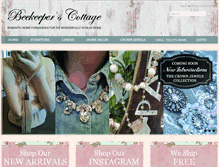 Tablet Screenshot of beekeeperscottage.com